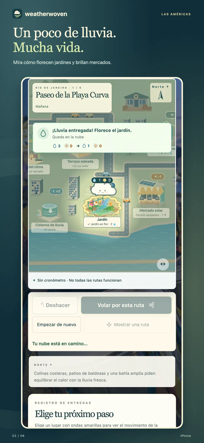 Mira cómo florecen jardines y brillan mercados.